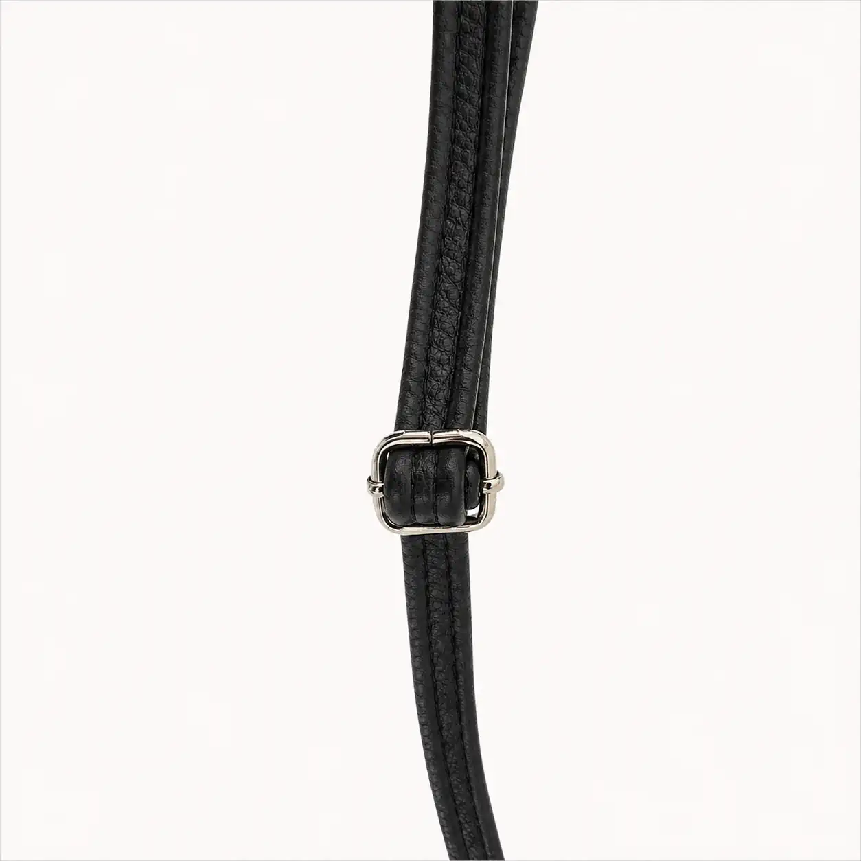 Bandoulière en cuir réglable et amovible d'une banane noire